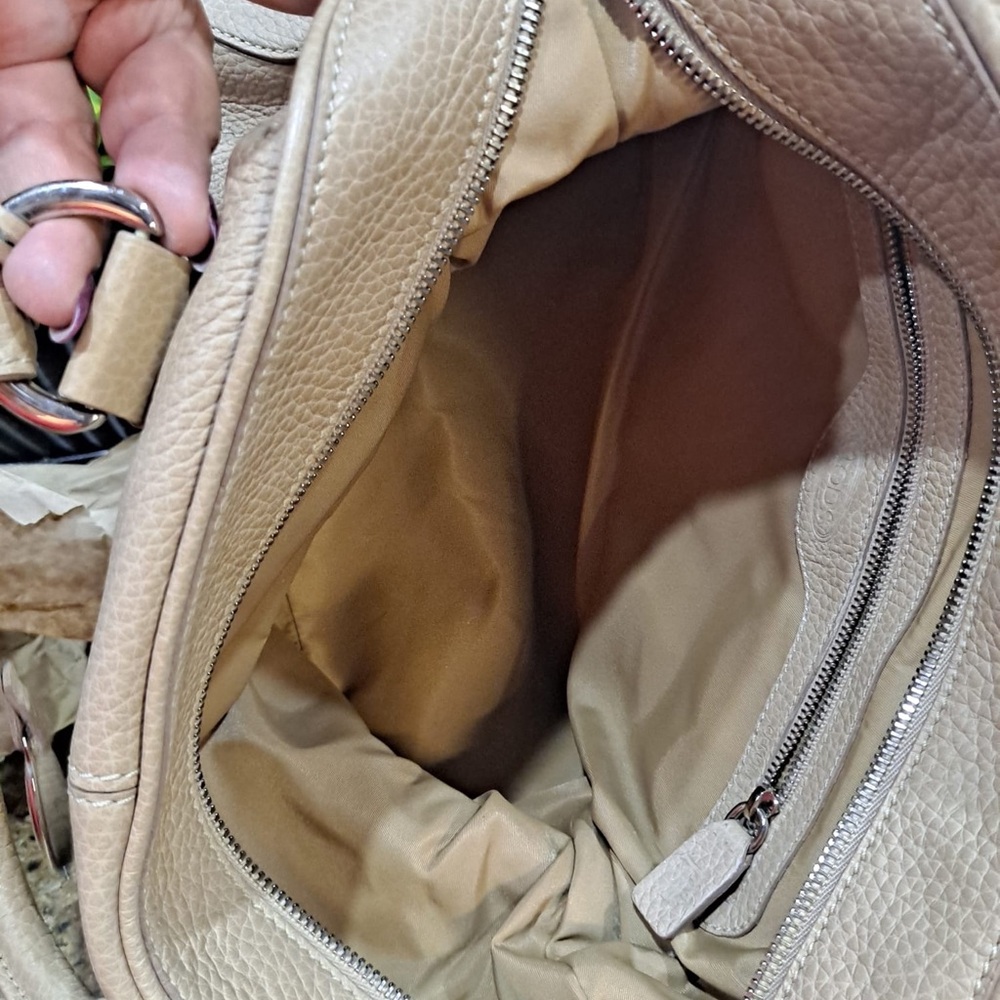 Tod's Tan Leather Satchel - Picture 7 of 11